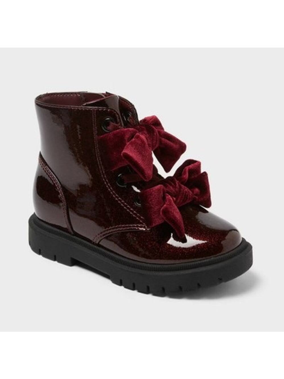 Toddler Estes Shimmer Combat Boots - Cat & Jack size 7